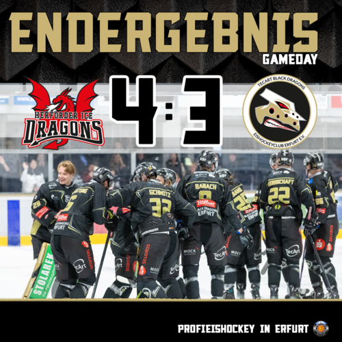 Dragons unterliegen knapp in Overtime